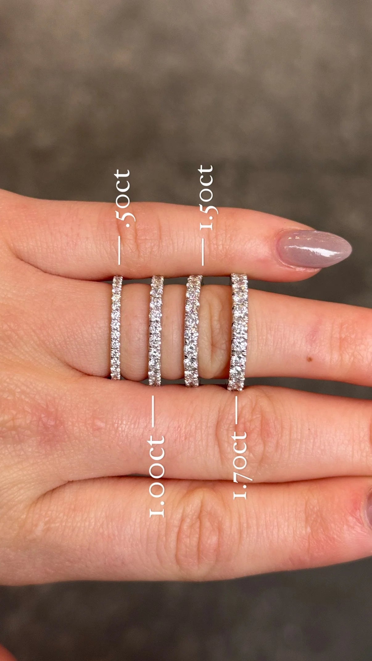 Ladies 1.50ct Eternity Wedding Band