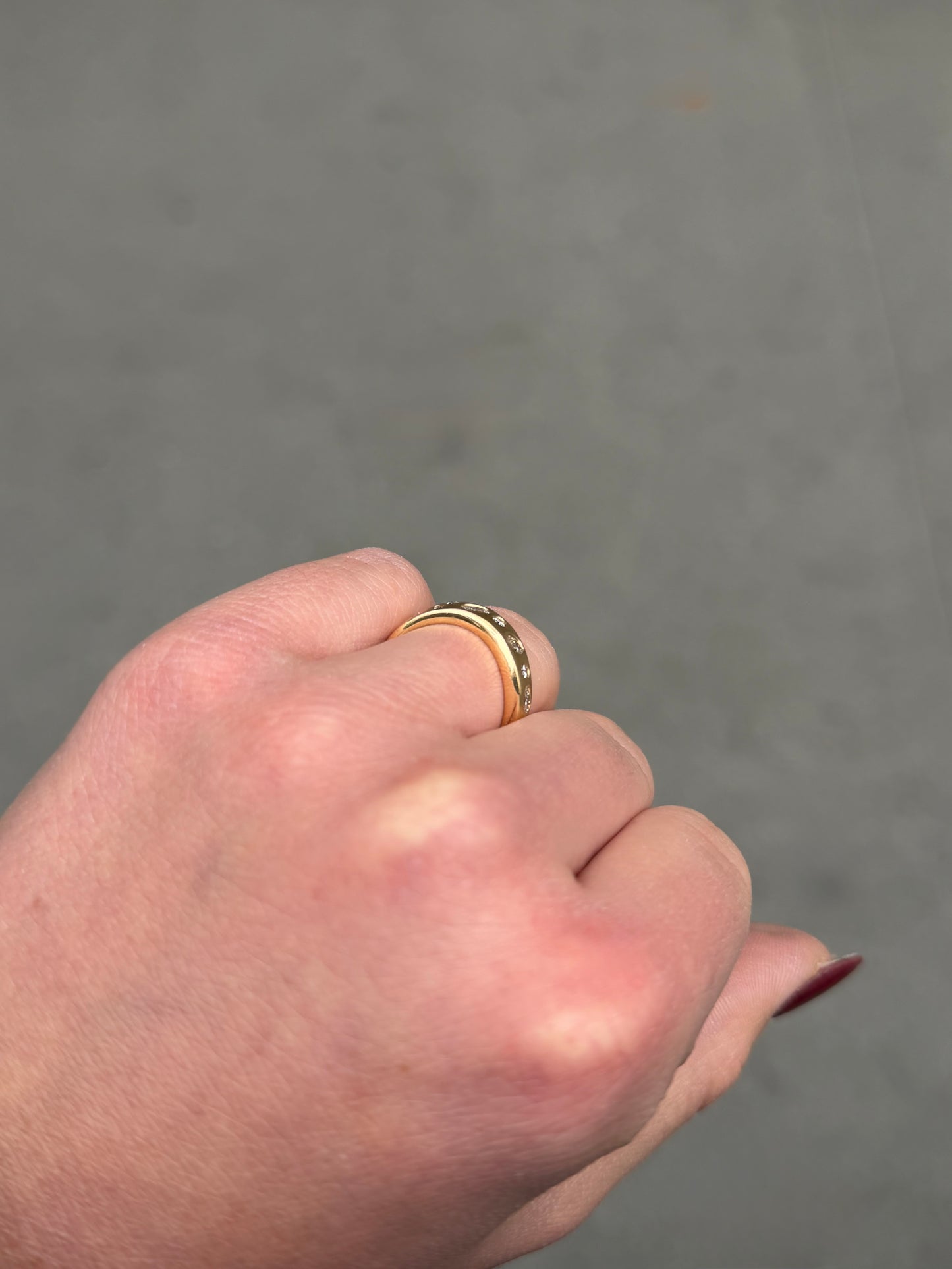 Ladies Satin Finish Galaxy Ring