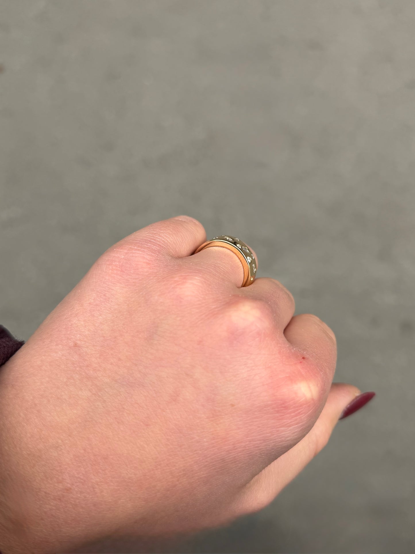 Ladies Wide Galaxy Ring