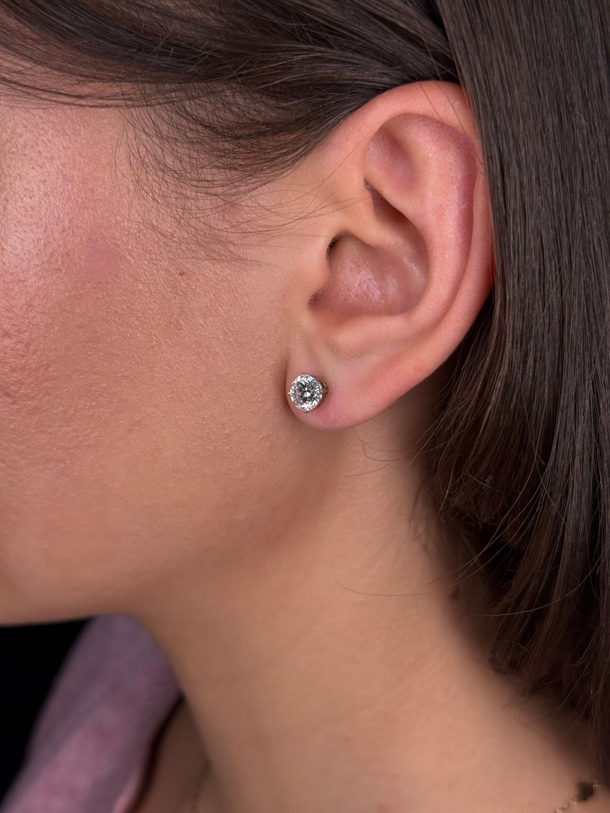 2.00cttw Diamond Stud Earring