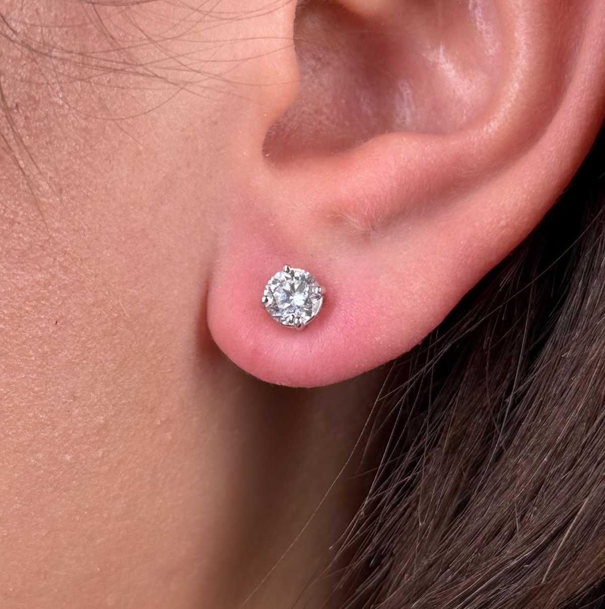 1.00cttw Diamond Stud Earring
