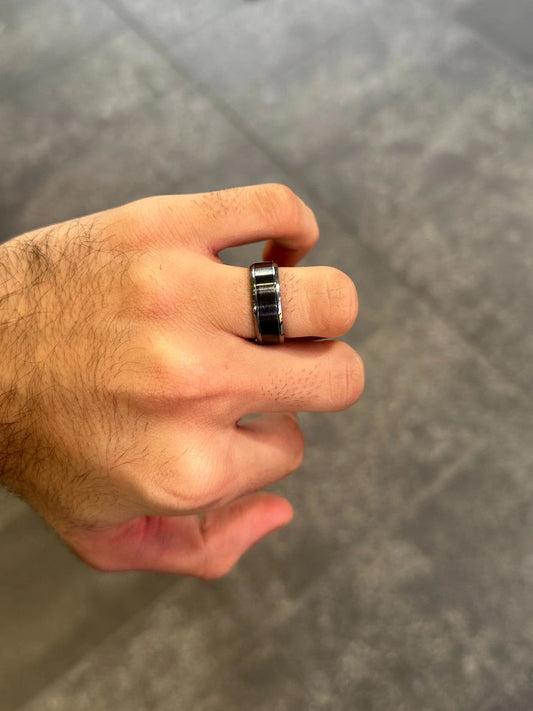 Men’s Grey Tantalum Wedding Band