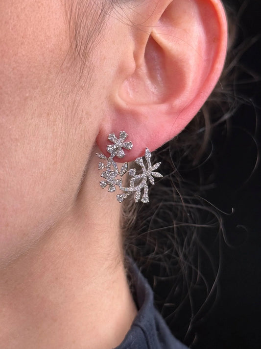 Ladies Multi-Shaped Fancy Diamond Earrings