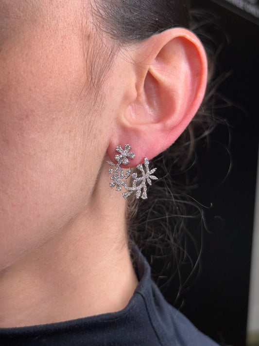 Ladies Multi-Shaped Fancy Diamond Earrings