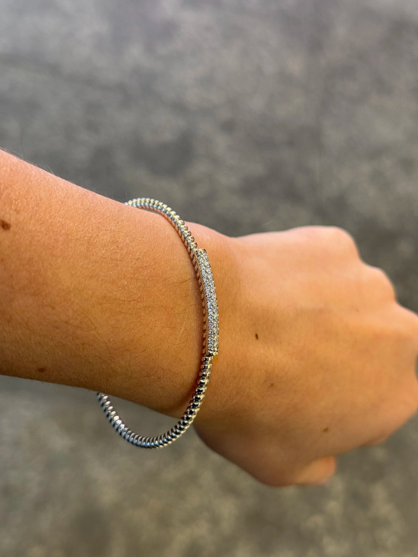 Ladies Diamond Cuff Bracelet