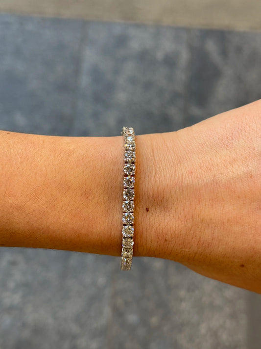 14ct Lab Grown Tennis Bracelet