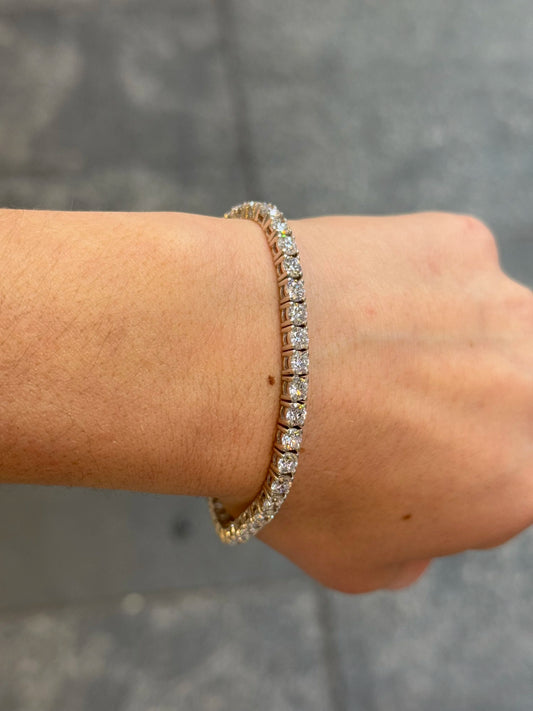 9ct Lab Grown Tennis Bracelet