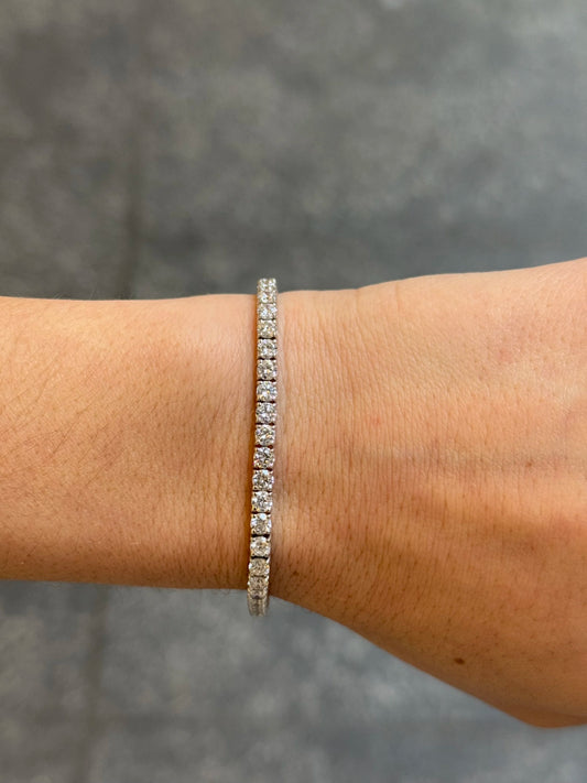 7ct Lab Grown Tennis Bracelet
