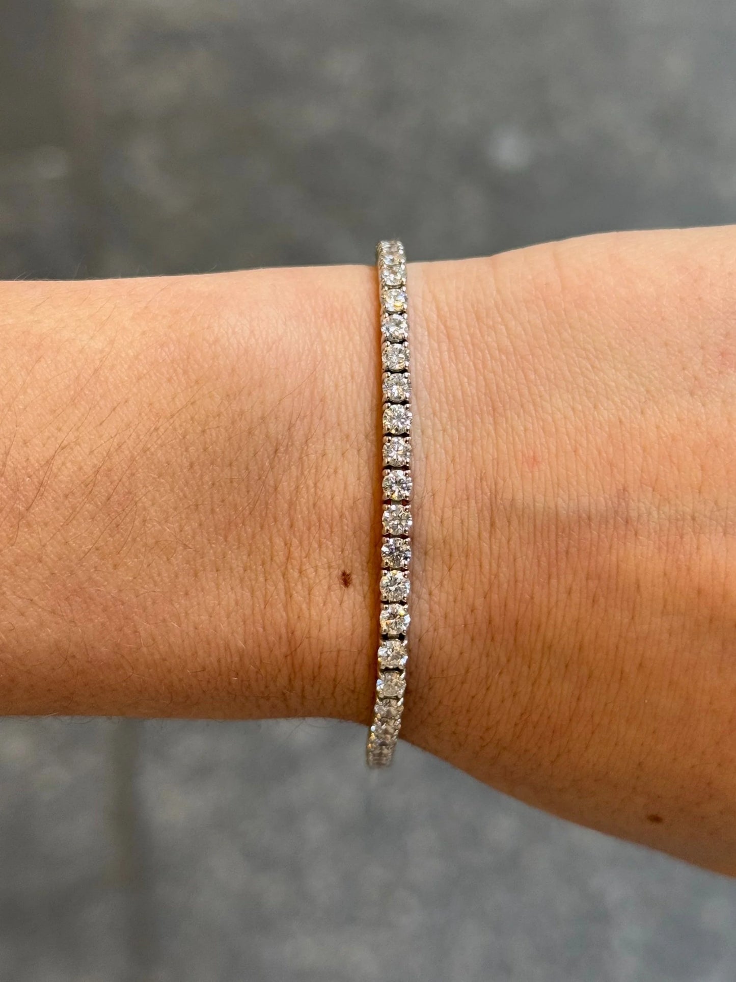 6ct Lab Grown Tennis Bracelet