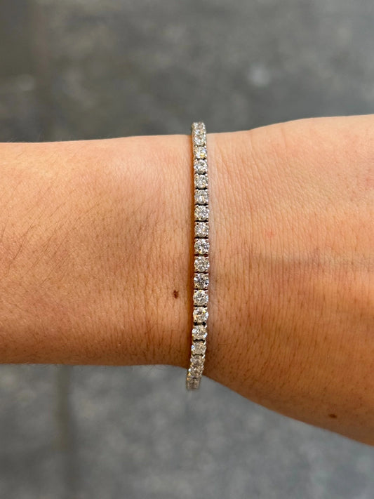 6ct Lab Grown Tennis Bracelet