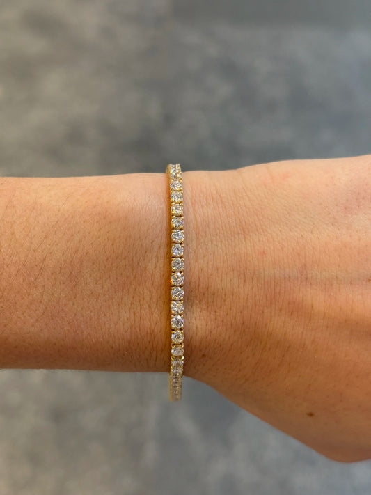 5ct Lab Grown Tennis Bracelet