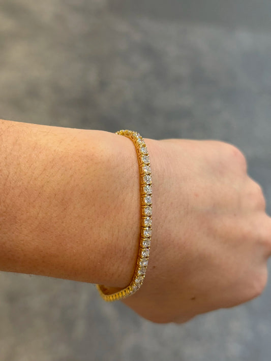 5ct Lab Grown Tennis Bracelet