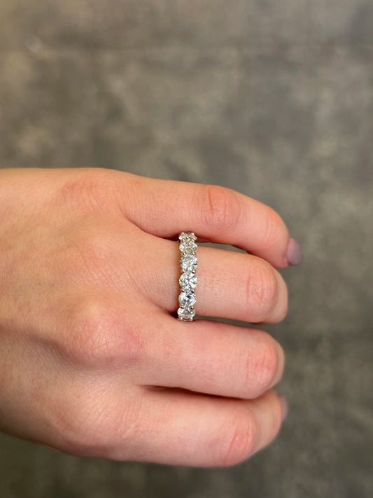 Ladies 5ct Eternity Wedding Band