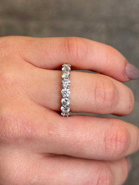 Ladies 3.50ct Eternity Wedding Band