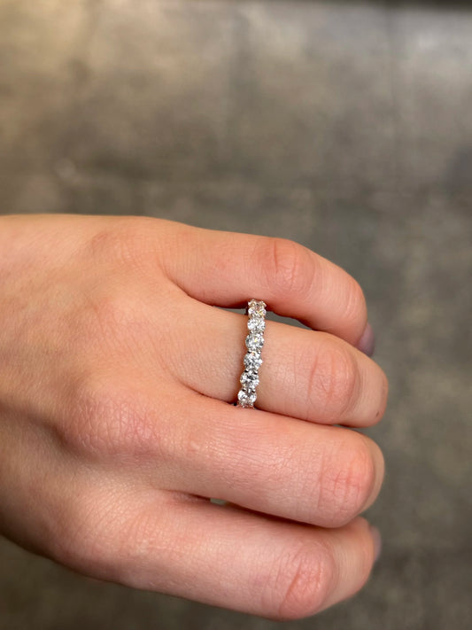 Ladies 3ct Eternity Wedding Band