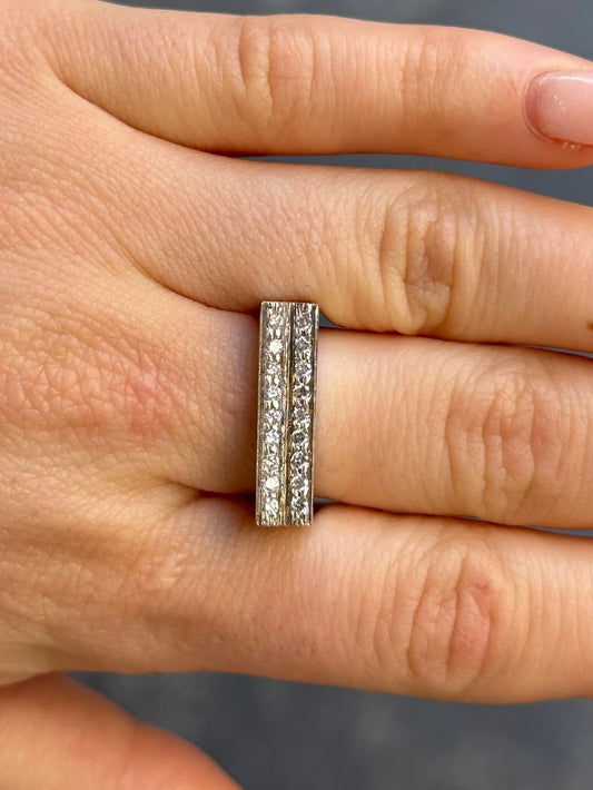 Ladies Thick Rectangle Style Ring