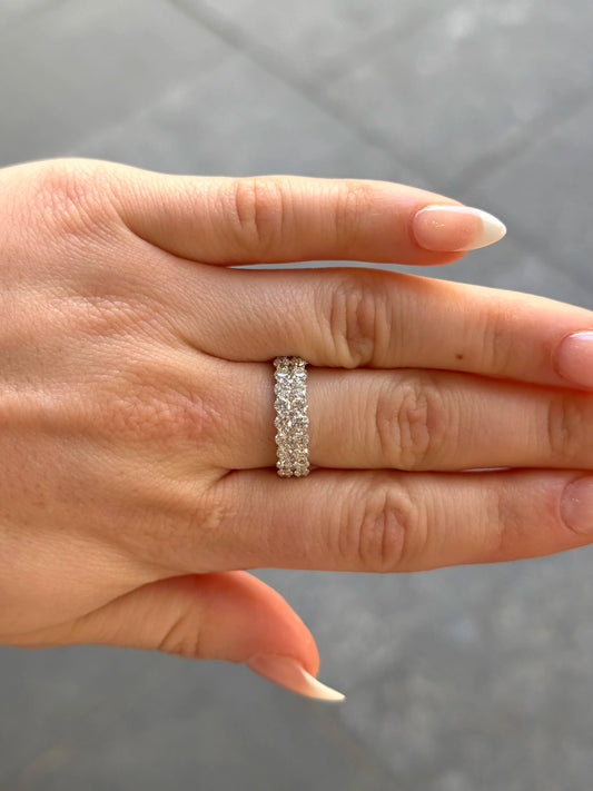 Ladies Two Row Diamond Ring