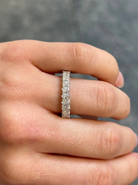 Ladies Princess Eternity Wedding Band