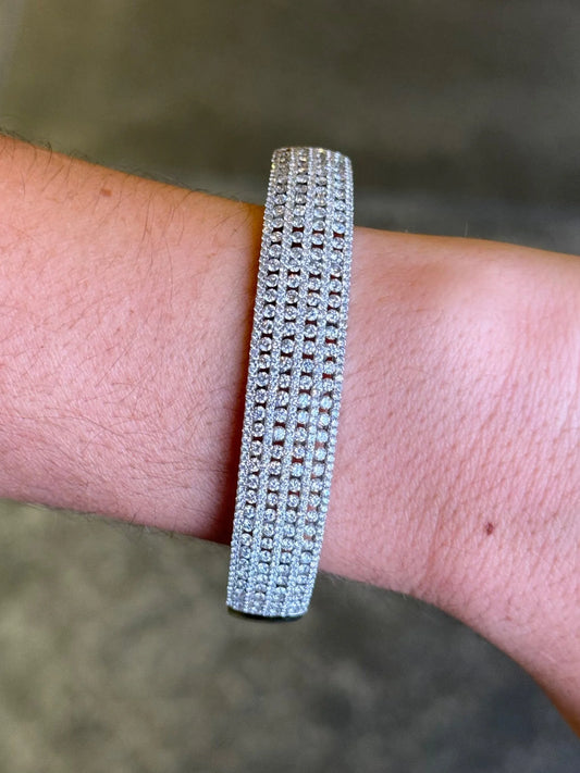 Ladies Multi-Row Bangle Bracelet