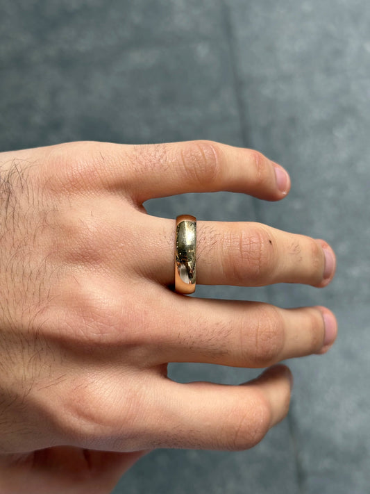 6mm Plain Gold Wedding Bands