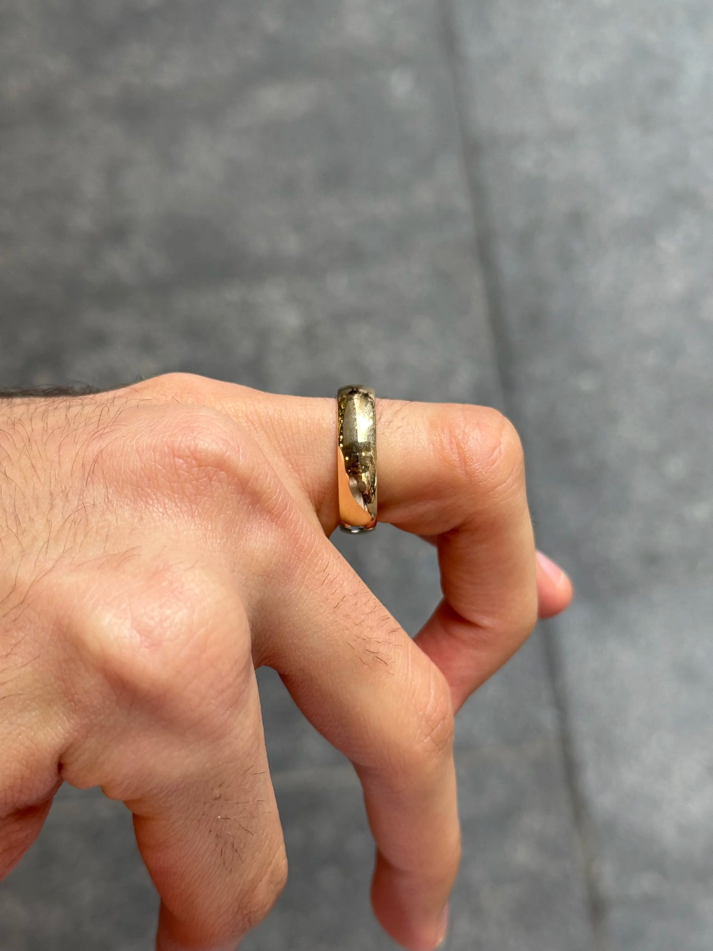 6mm Plain Gold Wedding Bands