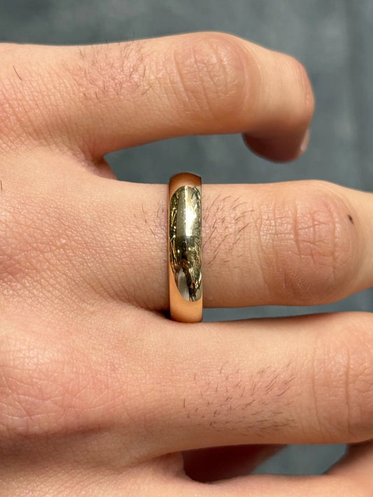 5mm Plain Gold Wedding Bands