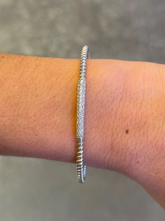 Ladies Diamond Cuff Bracelet