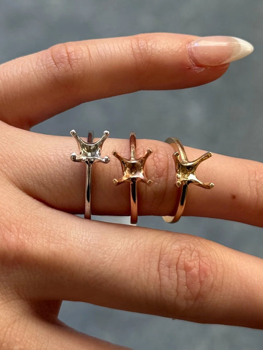 Ladies Plain Gold Engagement Rings