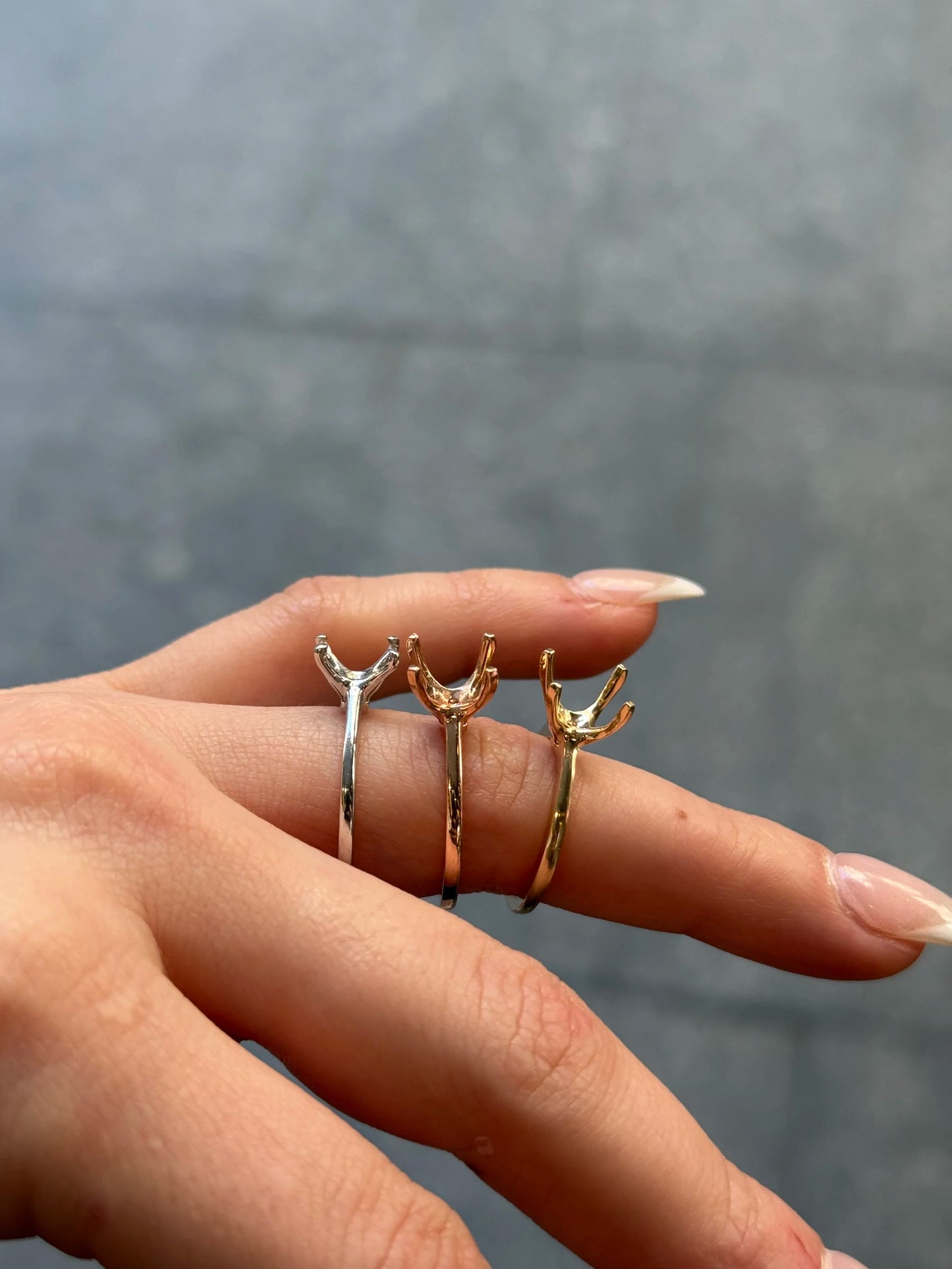 Ladies Plain Gold Engagement Rings