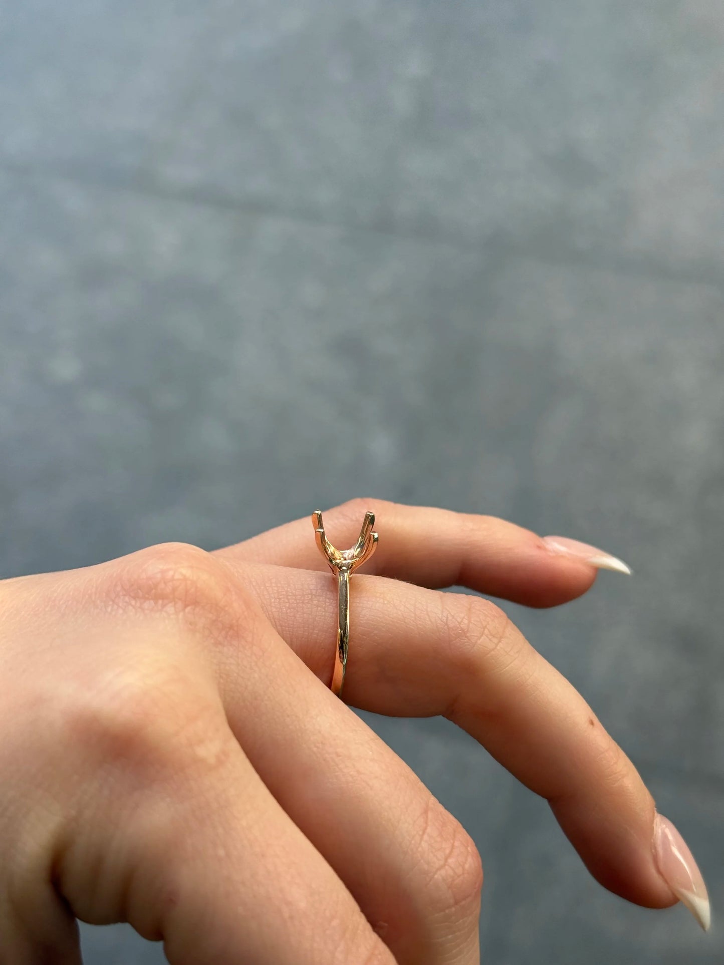 Ladies Plain Gold Engagement Rings