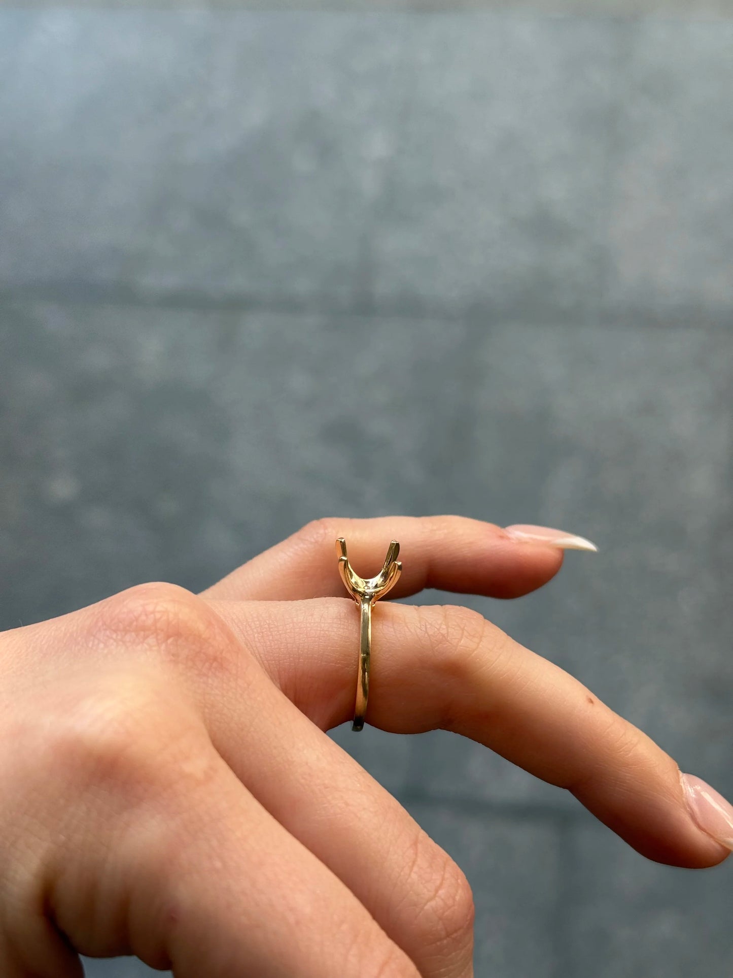 Ladies Plain Gold Engagement Rings