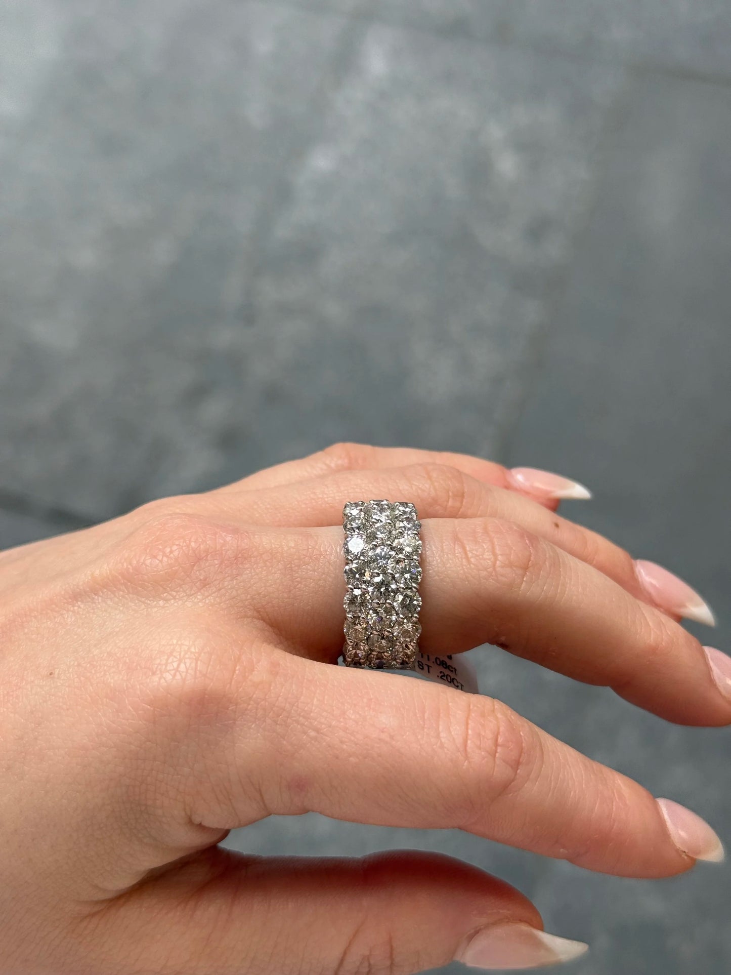 Ladies 11ct Eternity Diamond Ring