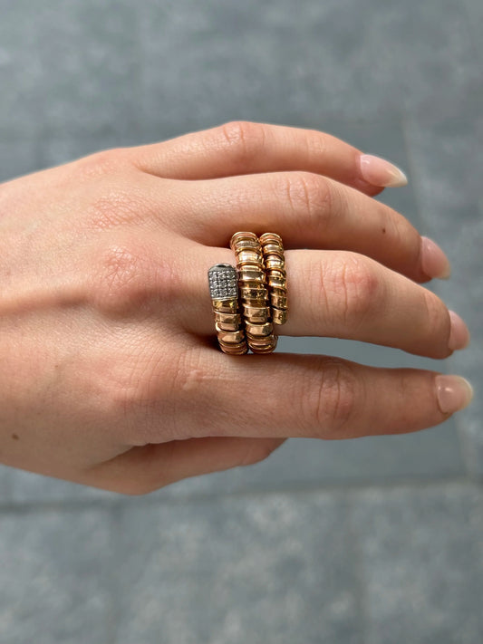 Ladies Snake Diamond Ring