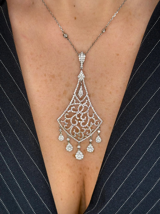 Ladies Handmade Fancy Chandelier Pendant