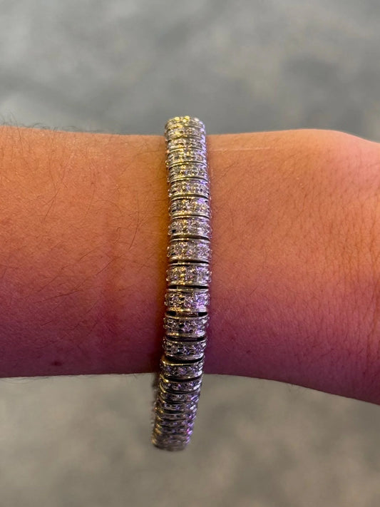 Ladies Vintage Style Diamond Bracelet