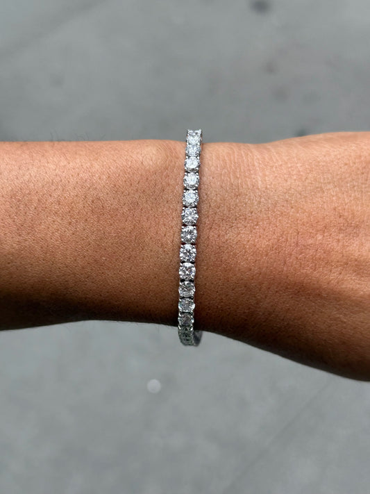 12ct Lab Grown Tennis Bracelet