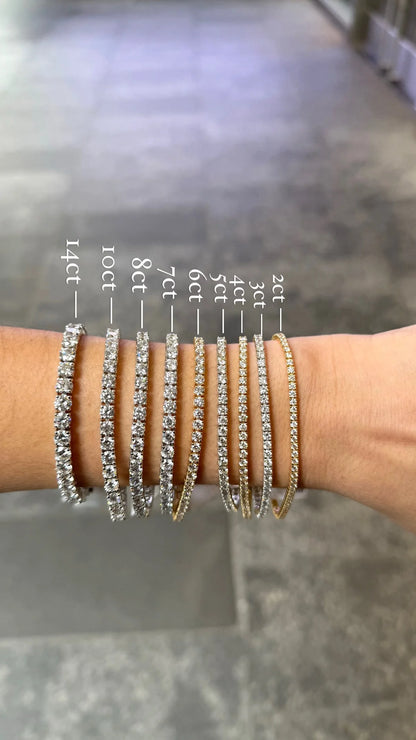 5ct Lab Grown Tennis Bracelet