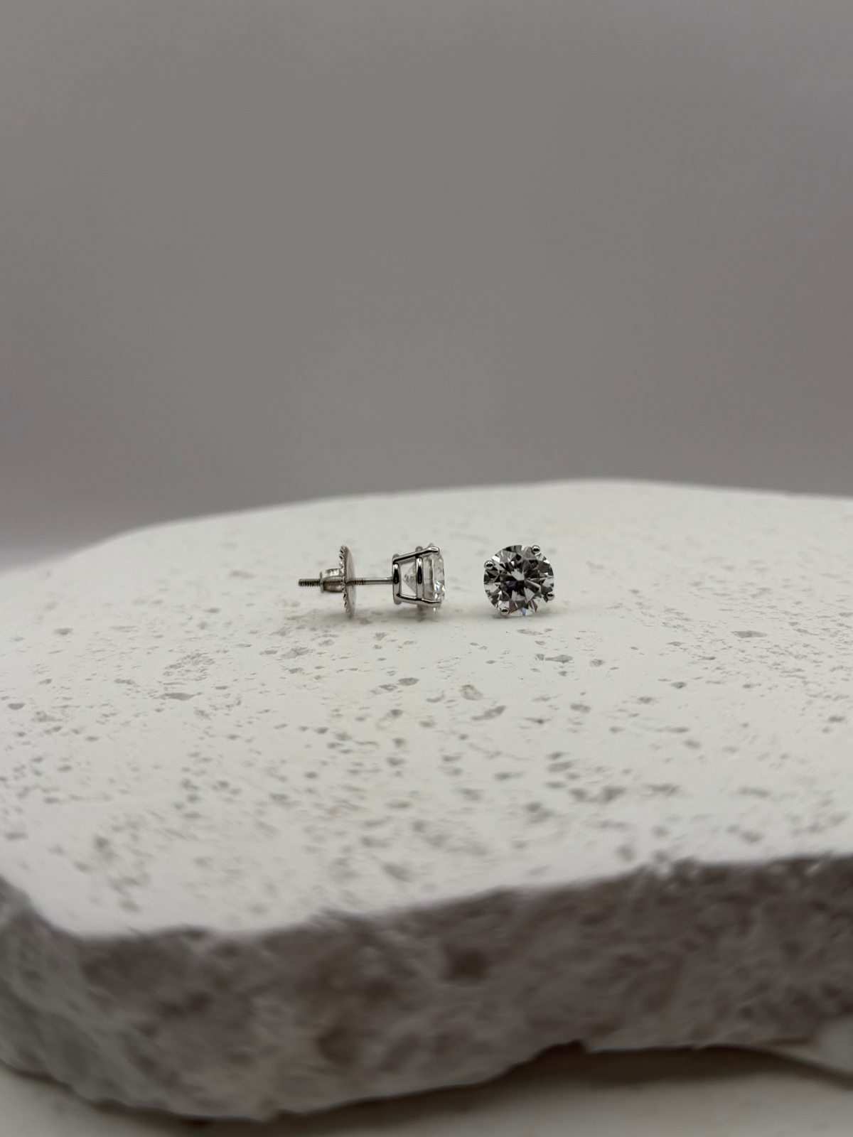 4.00cttw Lab Grown Diamond Stud Earring