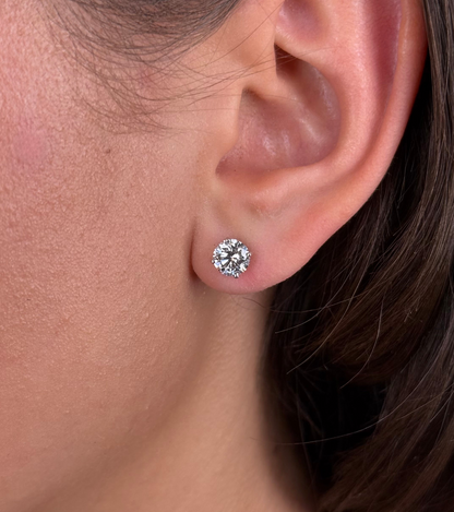 2.00cttw Diamond Stud Earring