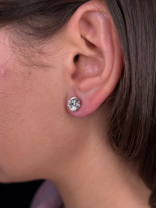 3.50cttw Lab Grown Diamond Stud Earring