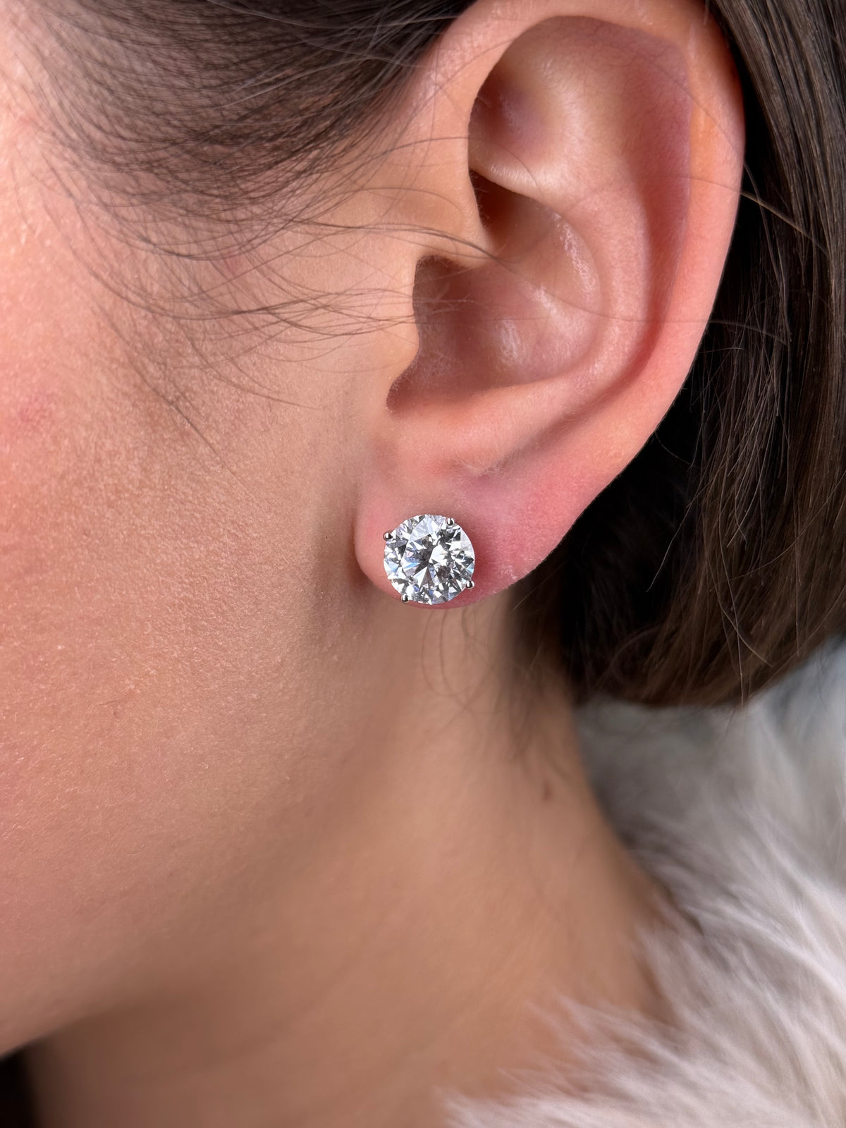 6.00cttw Lab Grown Diamond Stud Earring