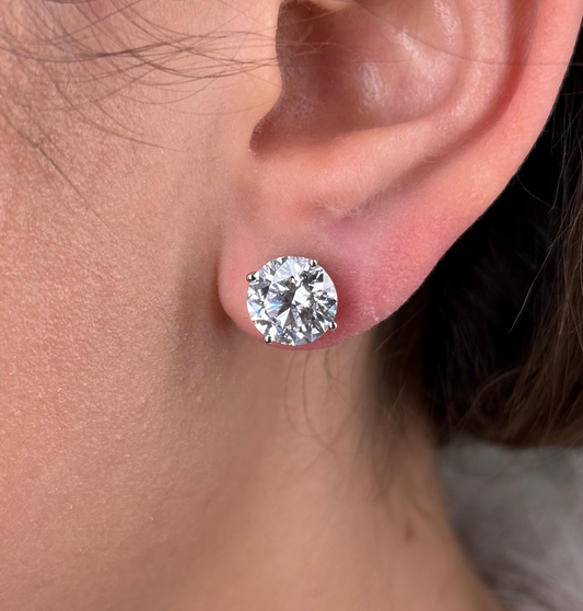 6.00cttw Lab Grown Diamond Stud Earring