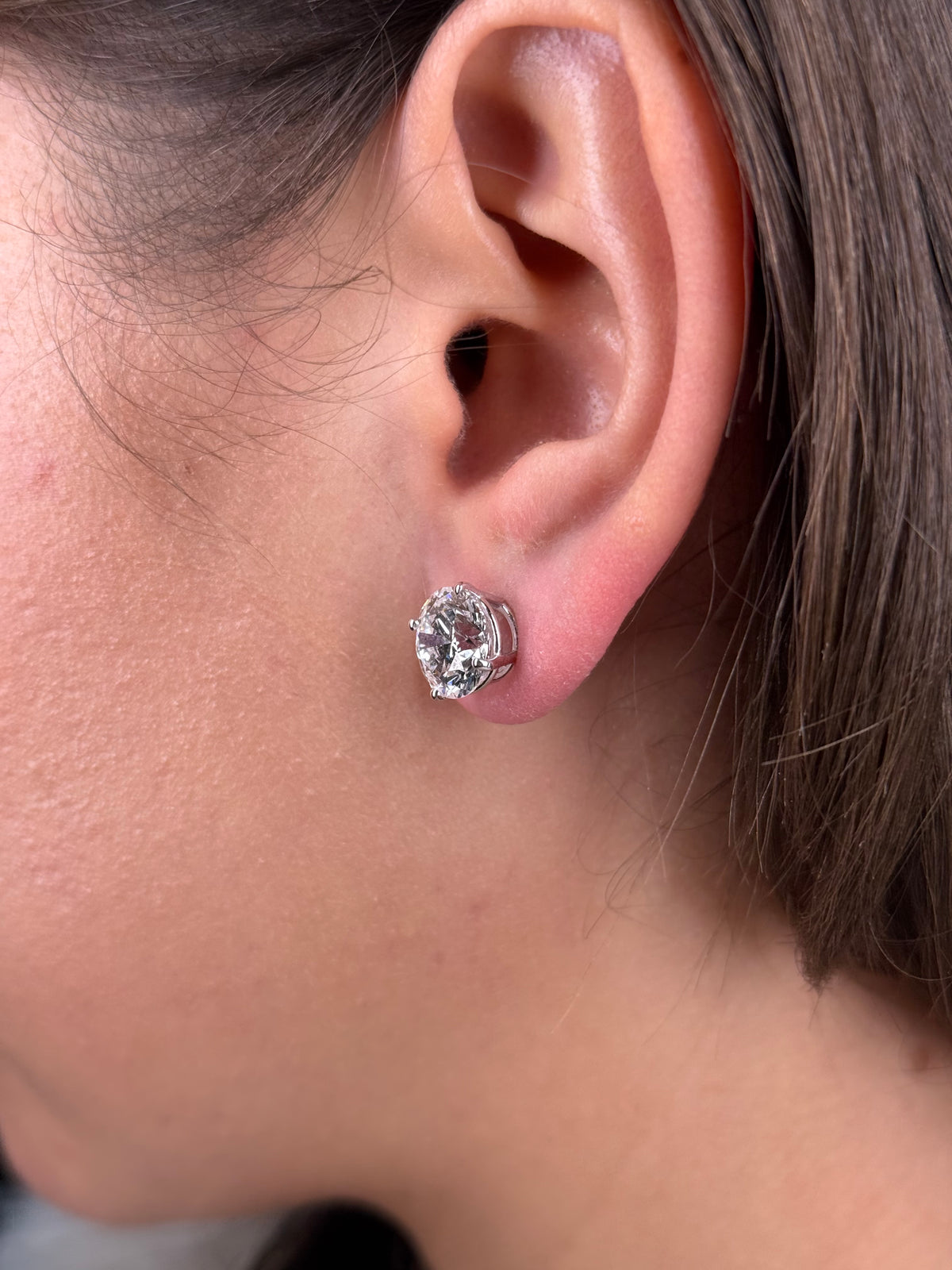 8.00cttw Lab Grown Diamond Stud Earring