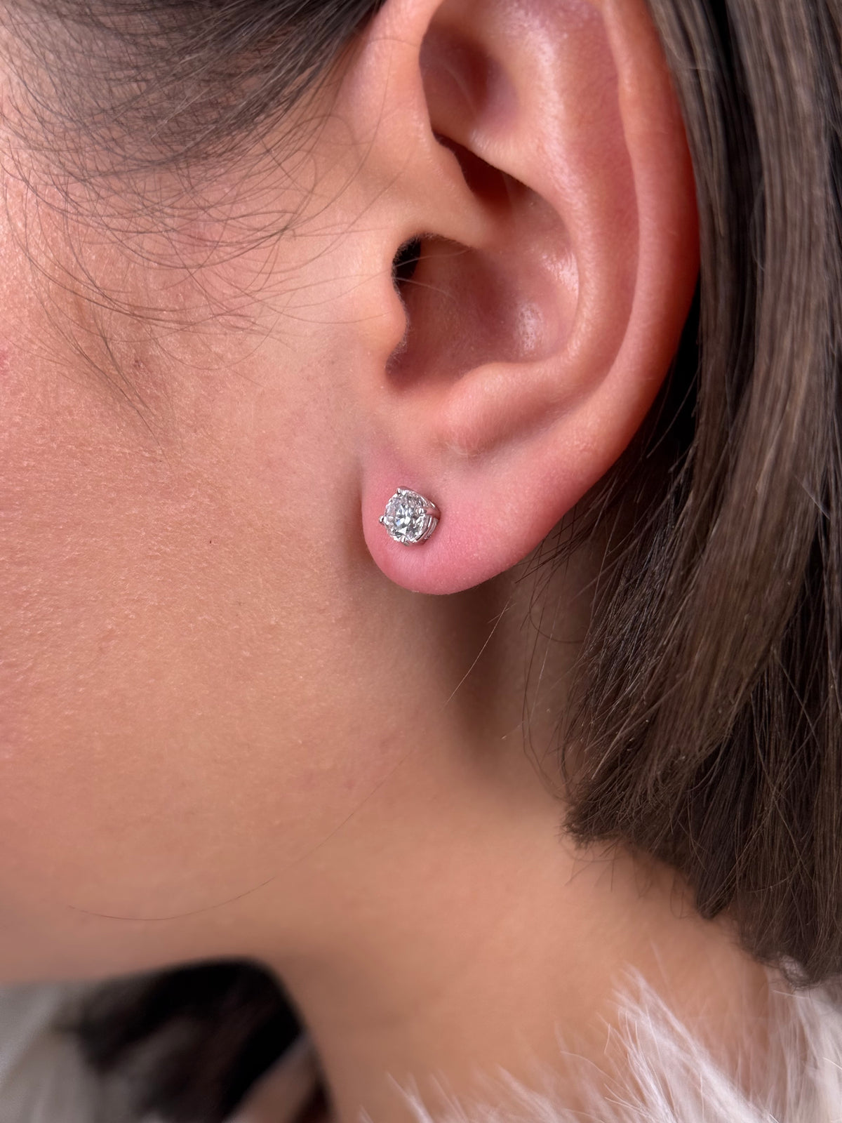 1.00cttw Diamond Stud Earring