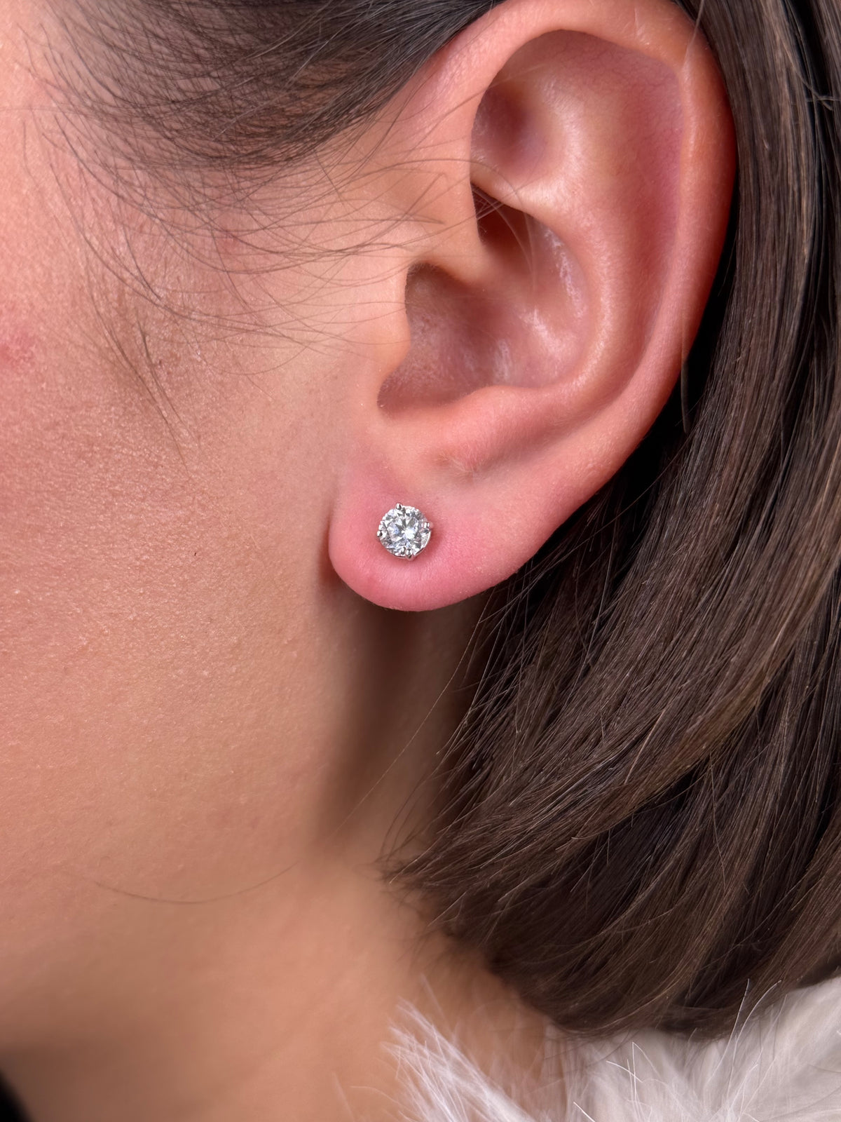 1.00cttw Diamond Stud Earring