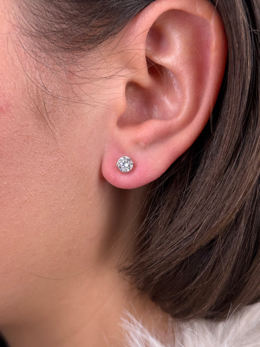 1.00cttw Diamond Stud Earring