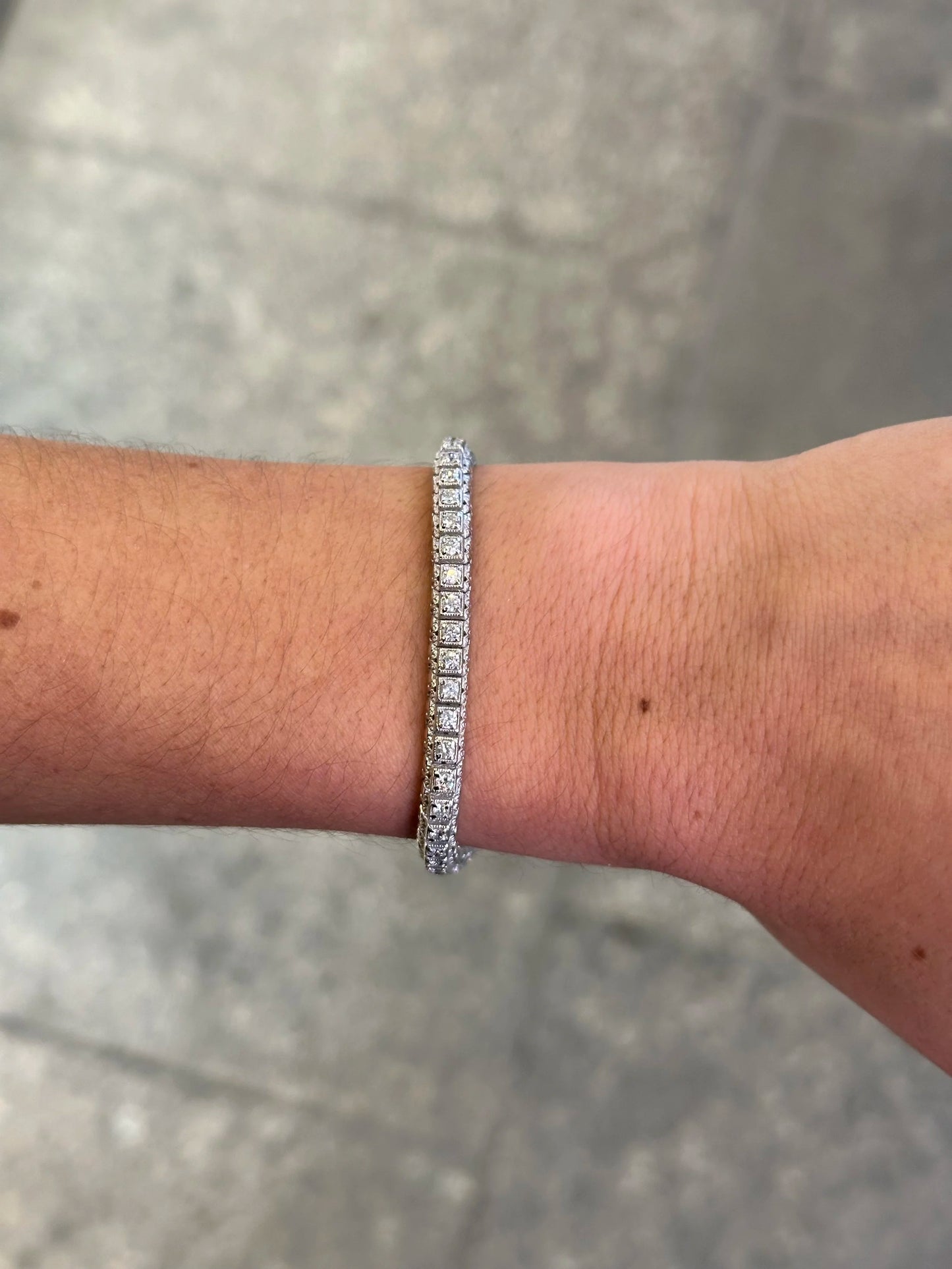 Ladies Antique Diamond Bracelet