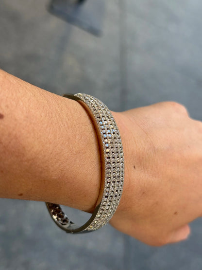 Ladies Multi-Row Bangle Bracelet