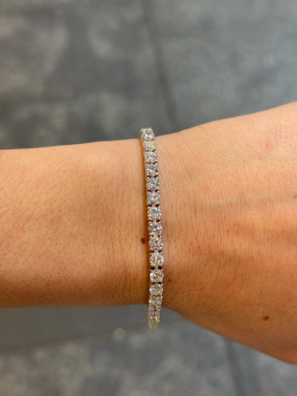 9ct Lab Grown Tennis Bracelet