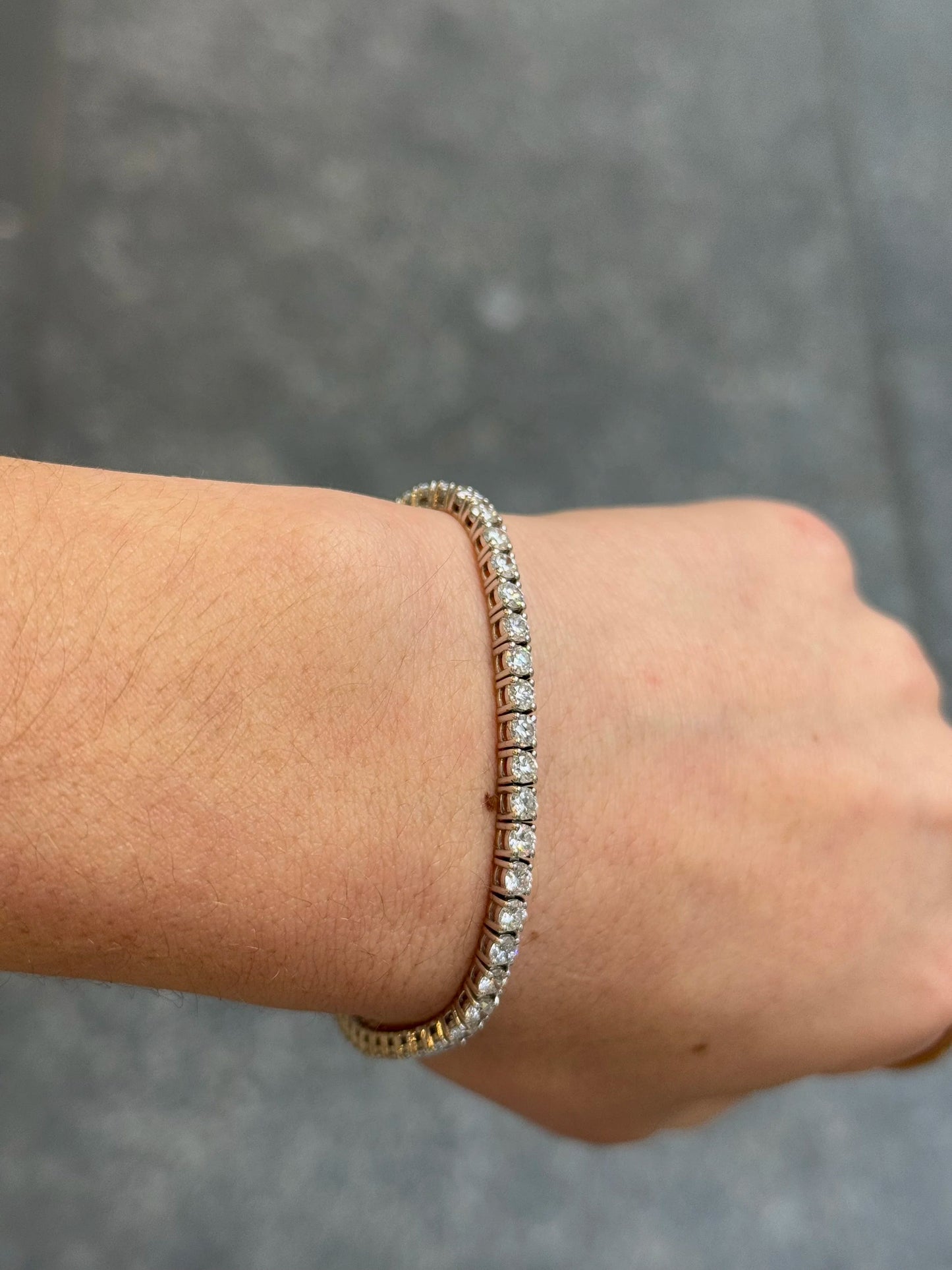 6ct Lab Grown Tennis Bracelet